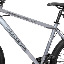 Load image into Gallery viewer, Foraker 300 Hybrid Mountain Bike for Men Women -21 Speed Adult Bicycle, Lightweight Aluminum Frame, Front Suspension, Mechanical Disc Brakes, Trigger Shifters, All-Terrain MTB, Charcoal