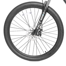 Load image into Gallery viewer, Foraker 300 Hybrid Mountain Bike for Men Women –21 Speed Adult Bicycle, Lightweight Aluminum Frame, Front Suspension, Mechanical Disc Brakes, Trigger Shifters, All-Terrain MTB, Black