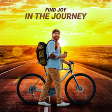 Load image into Gallery viewer, Paramount 100 Hybrid Bike - 21 Speed Adult Bicycle for Men & Women, Lightweight Aluminum Frame, Dual Disc Brakes, 700C All-Terrain Tires, Trigger Shifters, Black.
